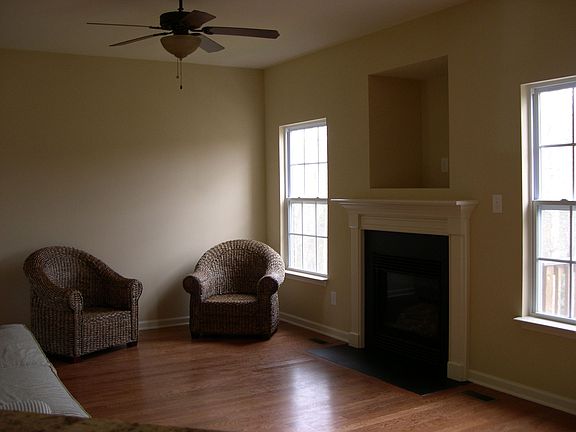 Open plan with fireplace