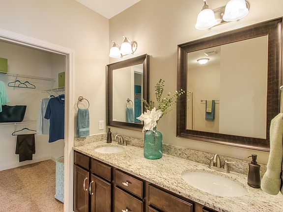 The Everleigh Owners Bathroom This is a model representation, not the actual home