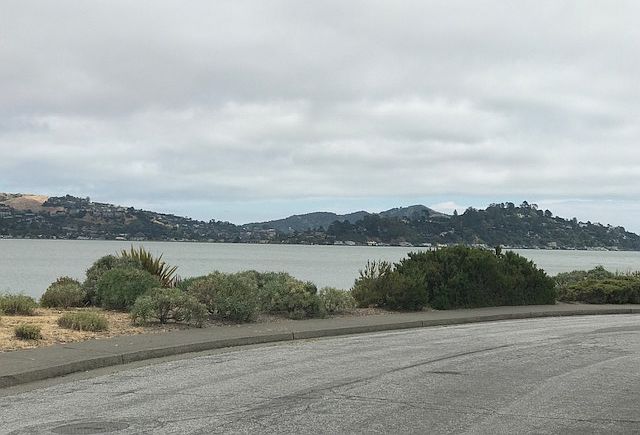 Bay views from front of home