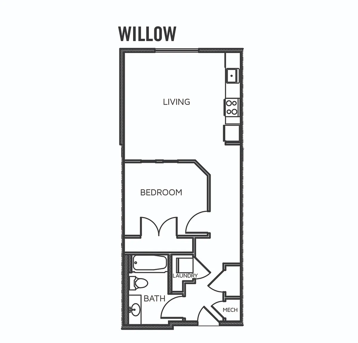 Floor plan Willow