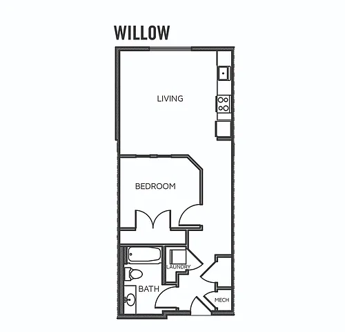 Floor plan Willow
