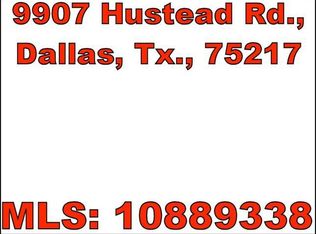 9907 Hustead St, Dallas, TX 75217