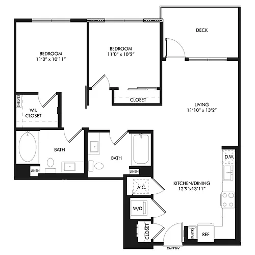 Floor plan B7