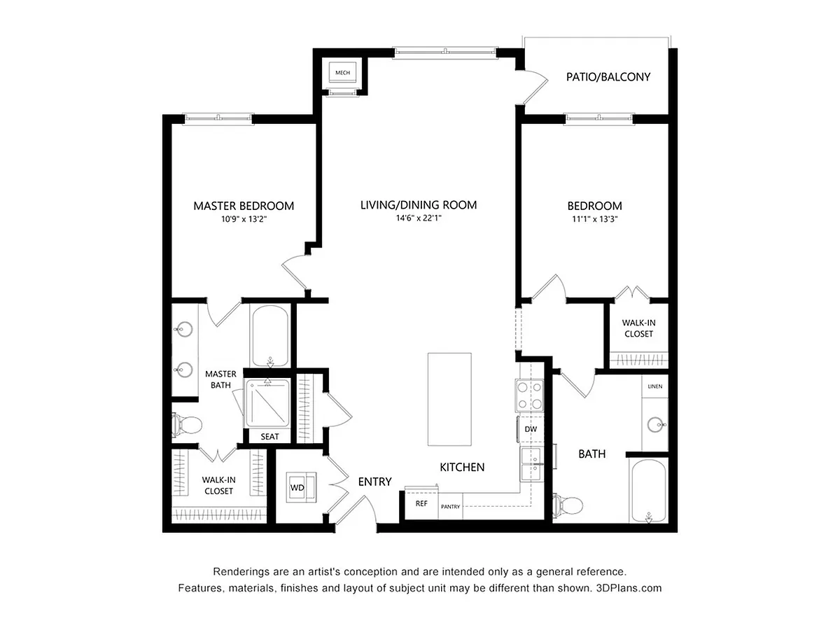 Floor plan B91