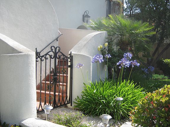 Gated entry to 2nd floor unit