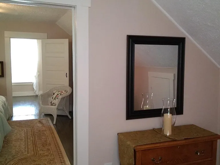 View into bonus room on second level.