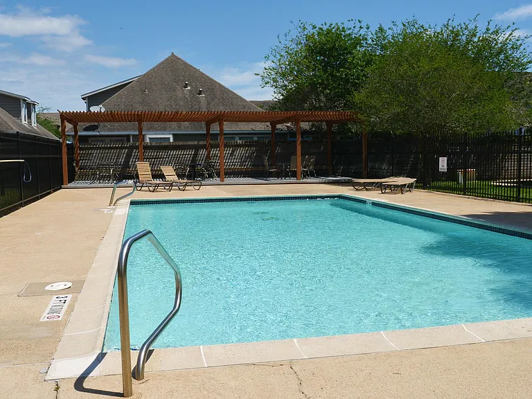 Private pool on the property