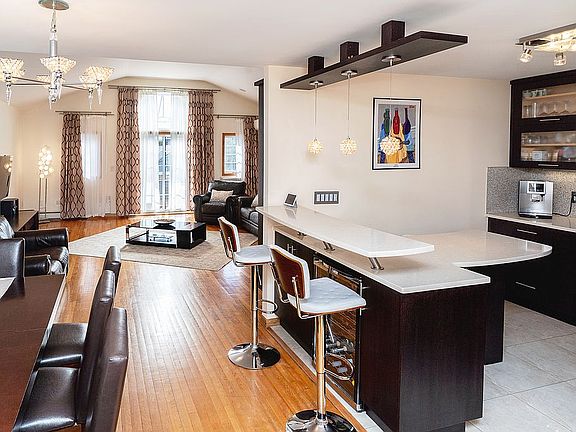 Kitchen and dining area