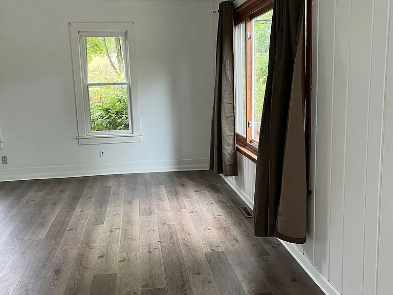 Large living room with new high quality luxury vinyl.