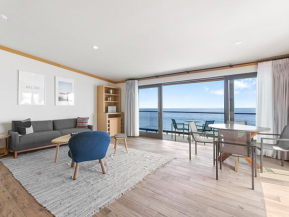 An abundance of indoor and outdoor seating to accommodate everyone in the suite