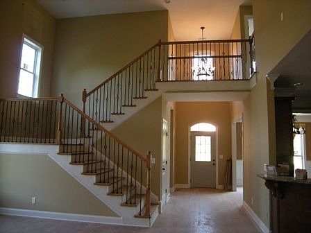 two story foyer