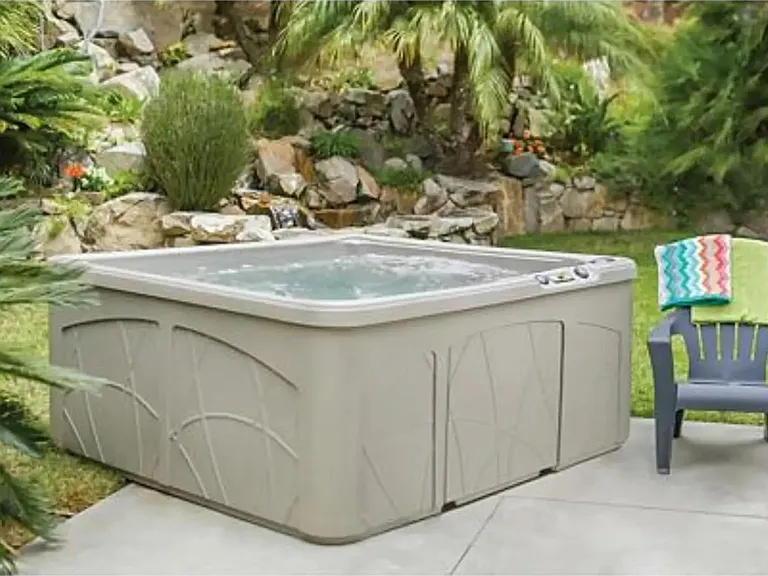 Kind of hot tub we have - very well reviewed and accommodates up to 6!