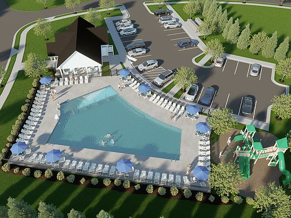 Planned community pool and playground