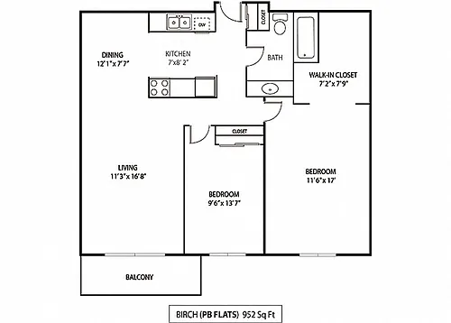 Floor plan Birch