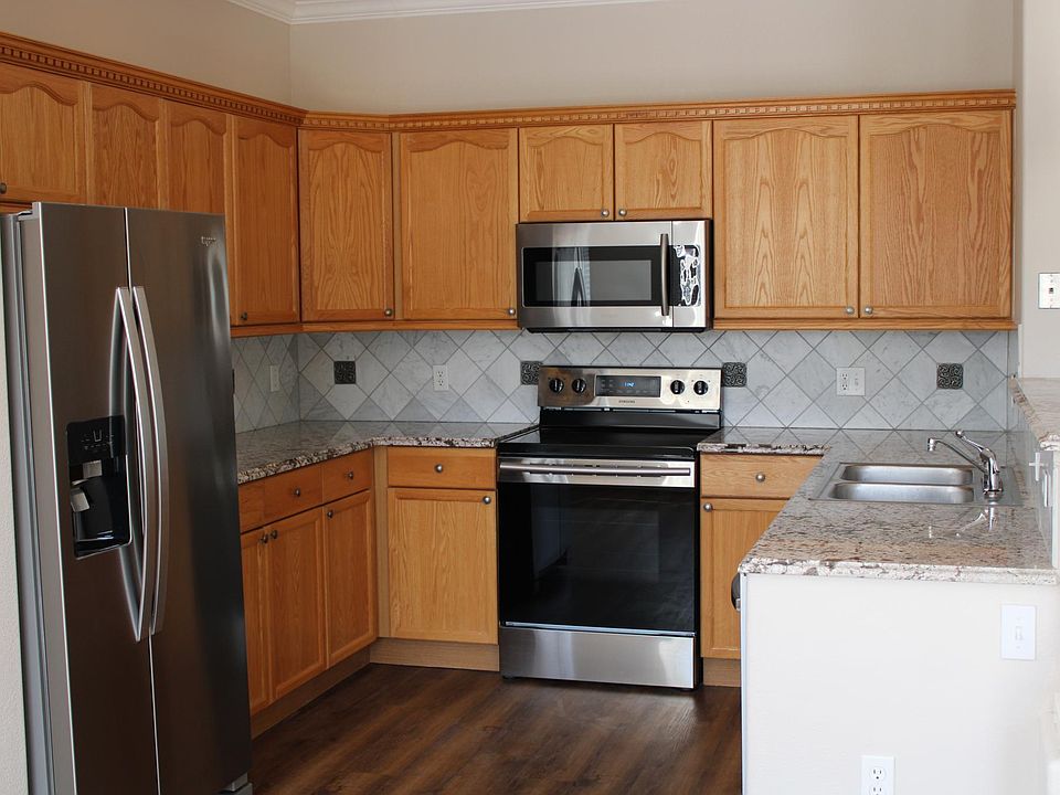 Kitchen with new appliances and new flooring
