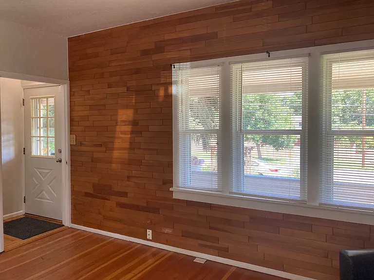 Lots of natural light coming into the main living room.