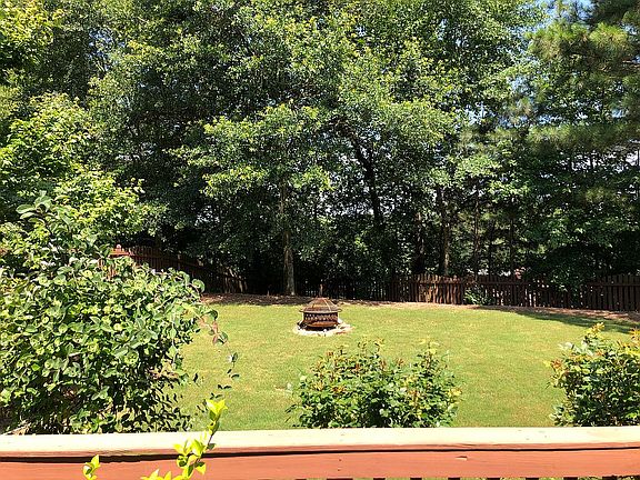 Private backyard