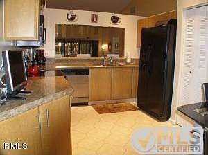 kitchen from garage entry