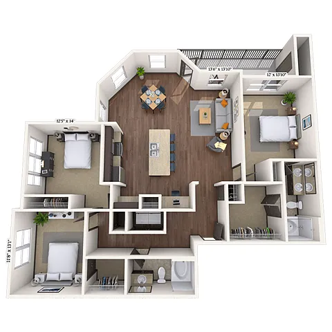 Floor plan Highland Park