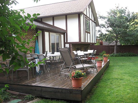Rear Deck--East Facing