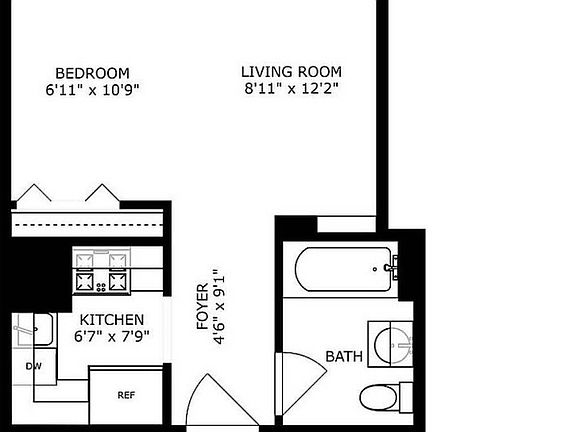 2nd image of 1 Wall Street Ct APT 1307