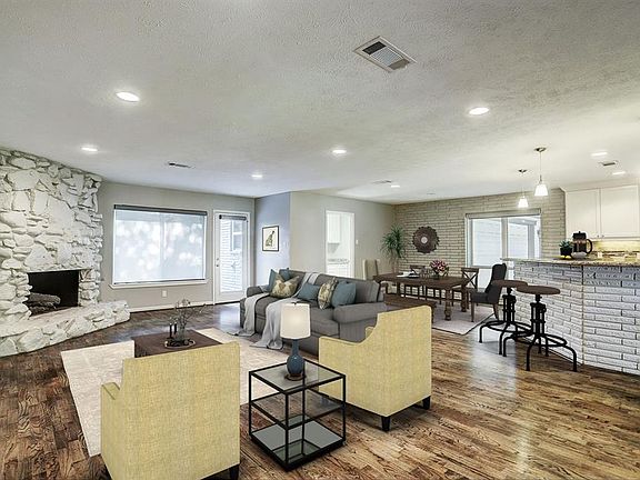 The living area has been virtually staged to demonstrate how your new home can be arranged!