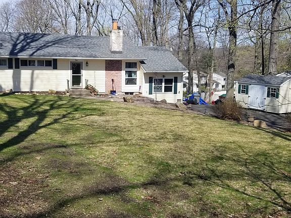 Front yard and shed.