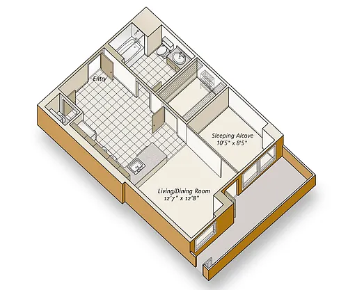Floor plan S1-000-conversion
