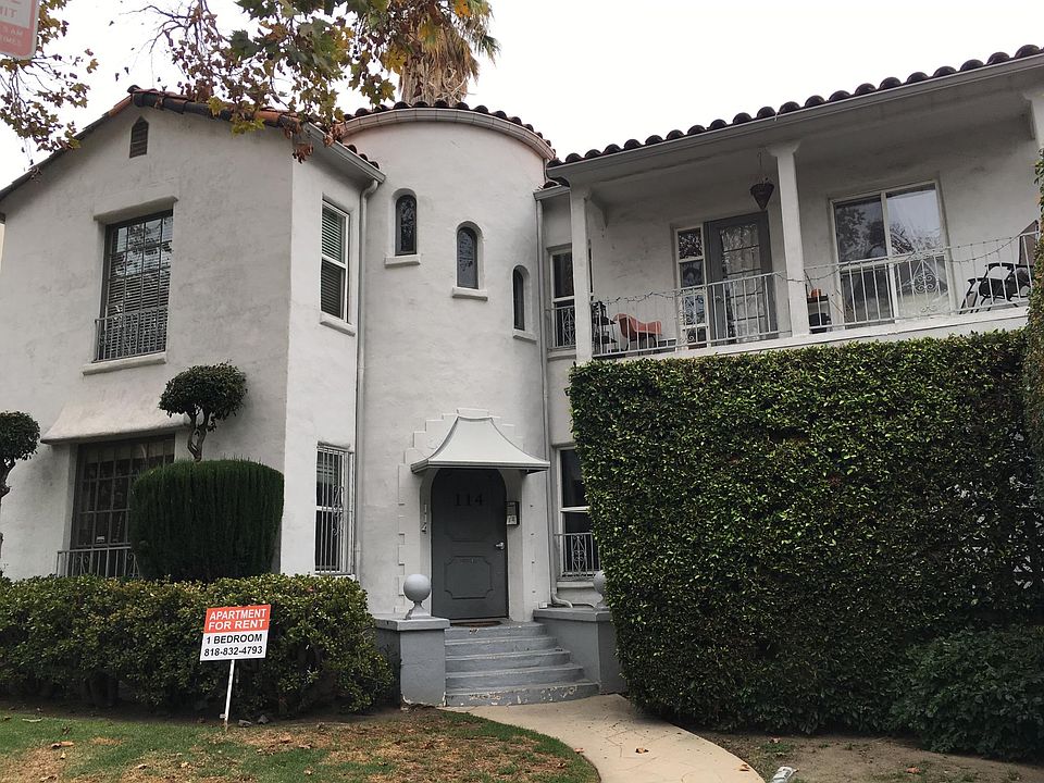 114 N. Almont Drive, facing northeast from Almont