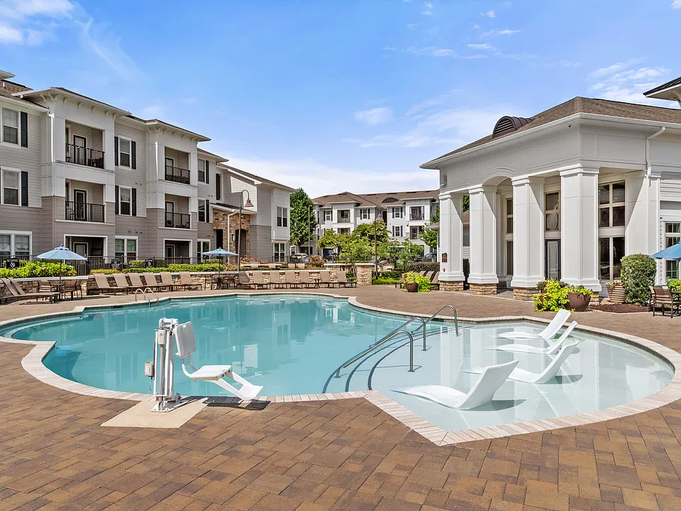 Soak up the sunshine by the sparkling pool.