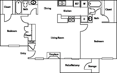 Floor plan D