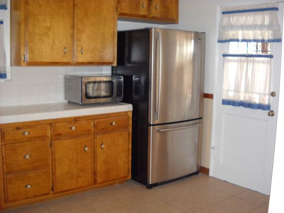 stainless steel appliances in kitchen