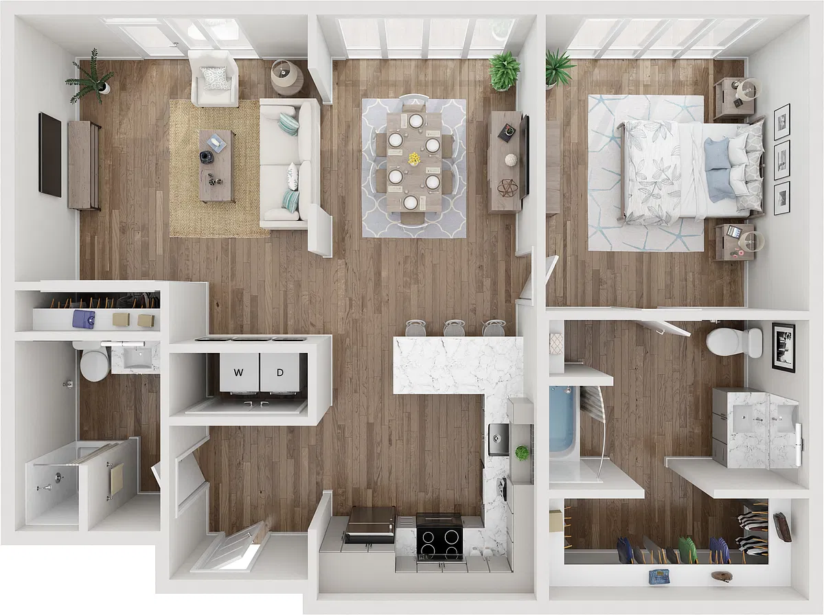 Floor plan Nitrogen Max Live-Work