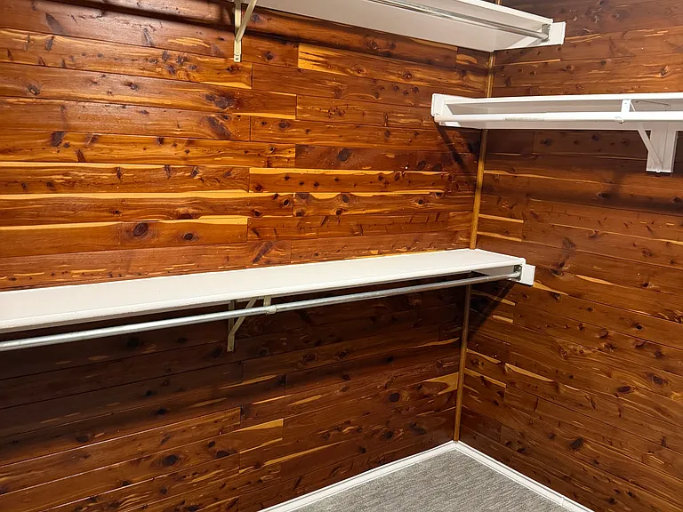 Large walk in closet for Master Bedroom