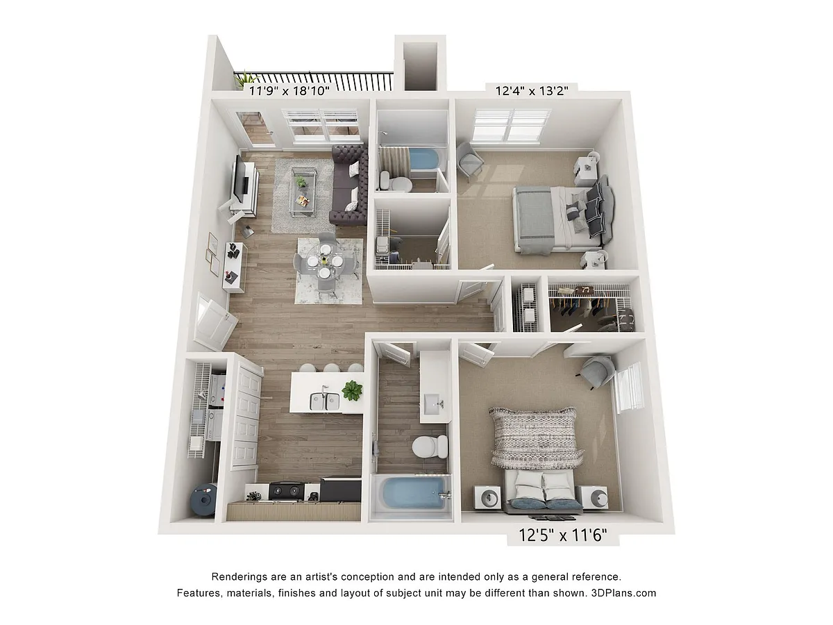 Floor plan 2B