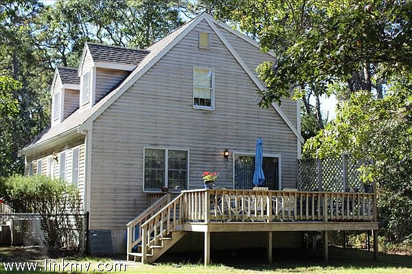 Side view from yard