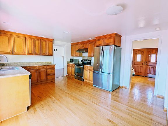 Kitchen with hardwood floor
