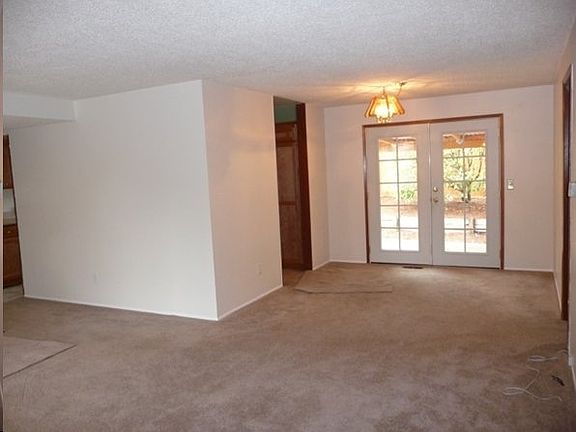 Living room and dining room