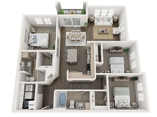 Floor plan C1