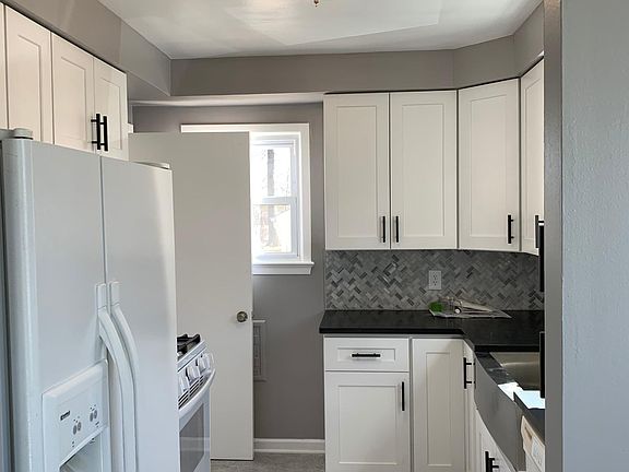 New kitchen with new appliances.
