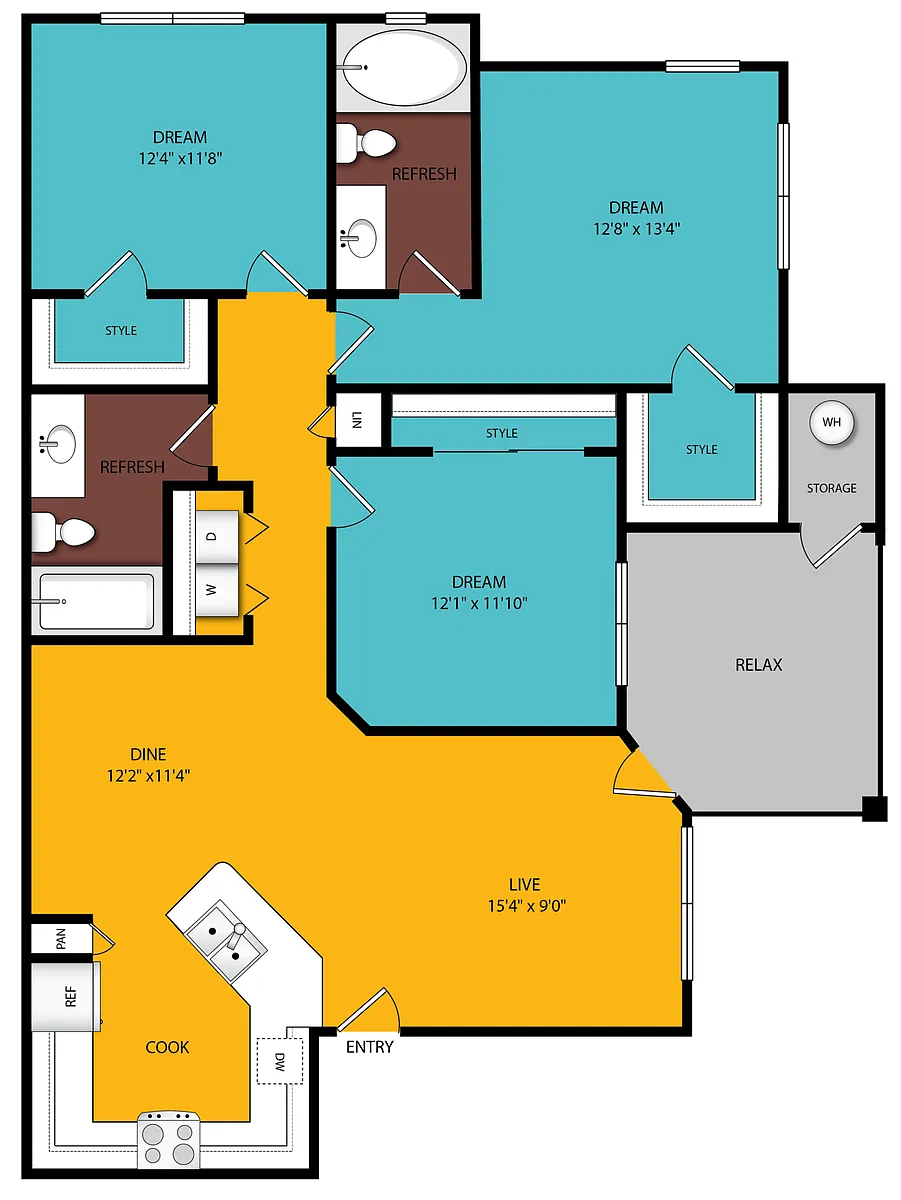 Floor plan C