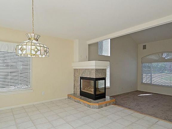 three sided fireplace
