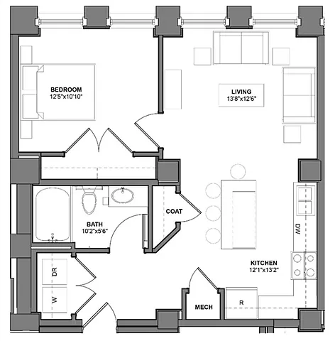Floor plan I-H6