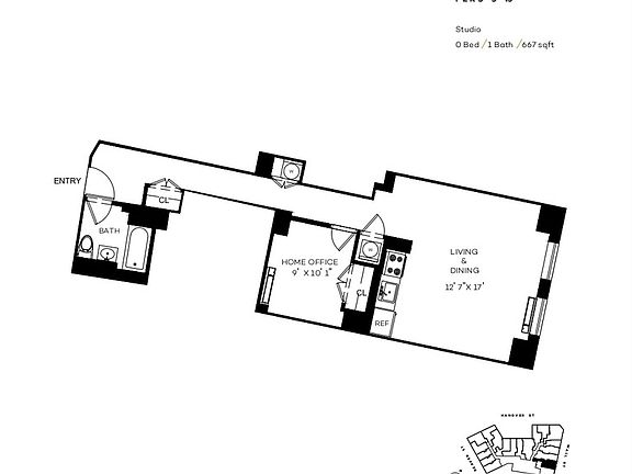 2nd image of 63 Wall St APT 918