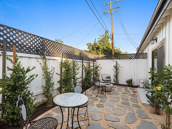 Private patio with firepit & bbq grill