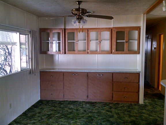 Dining rm. Built-in hutch