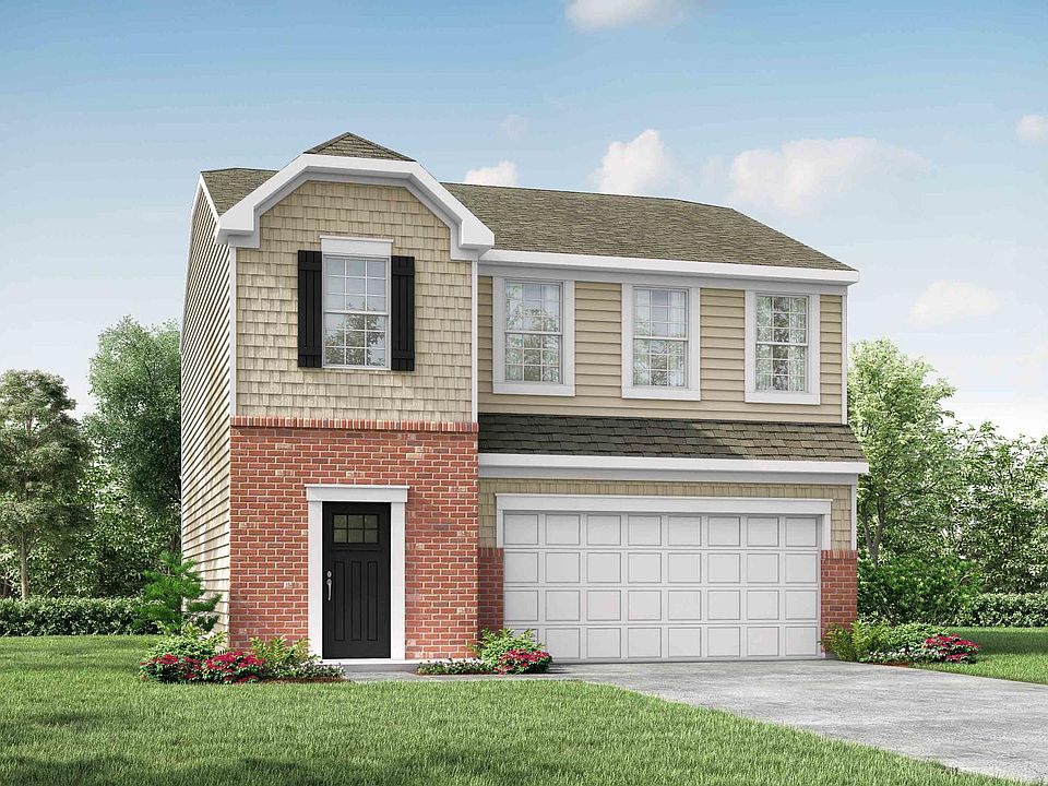 Elevation A Opt. New England Partial Brick Front