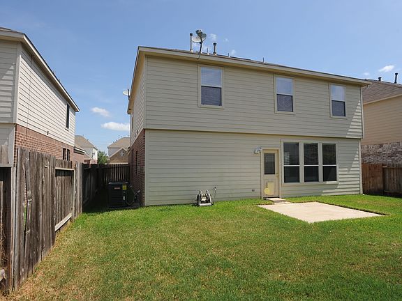 Backyard with new A/C
