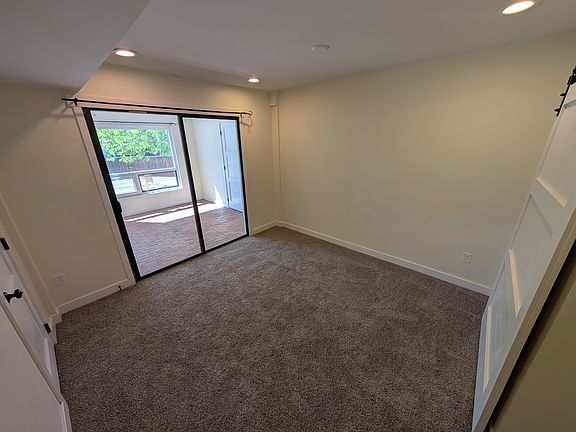 first bedroom, walks out to bonus room