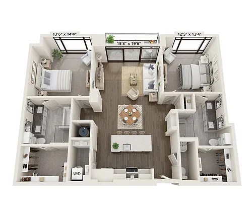 Floor plan Amber 1410